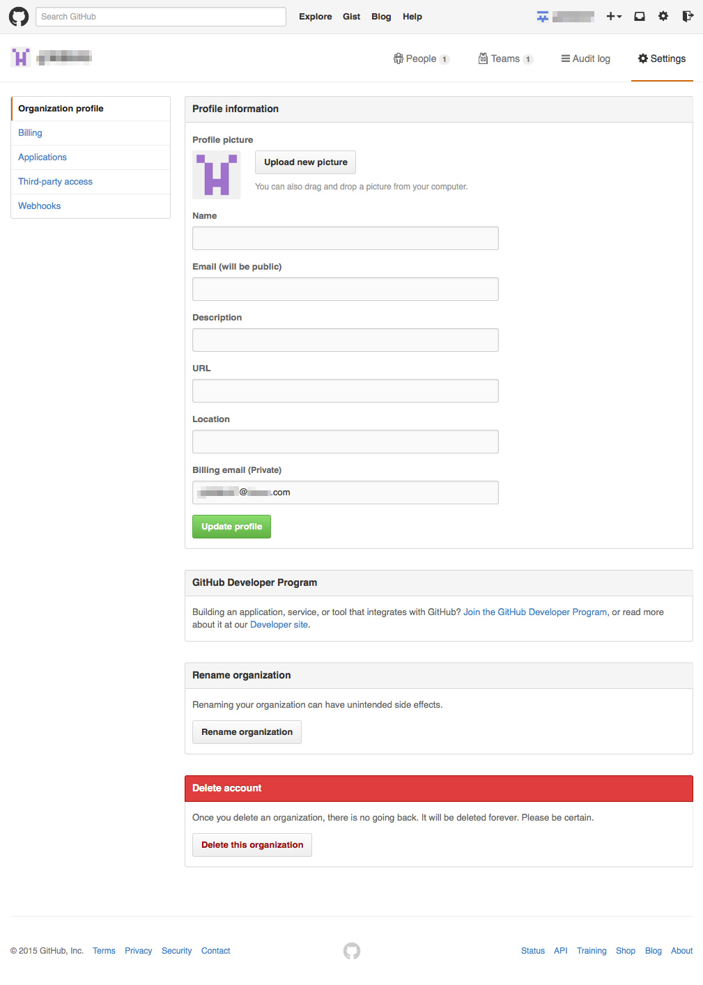 Organization Profile