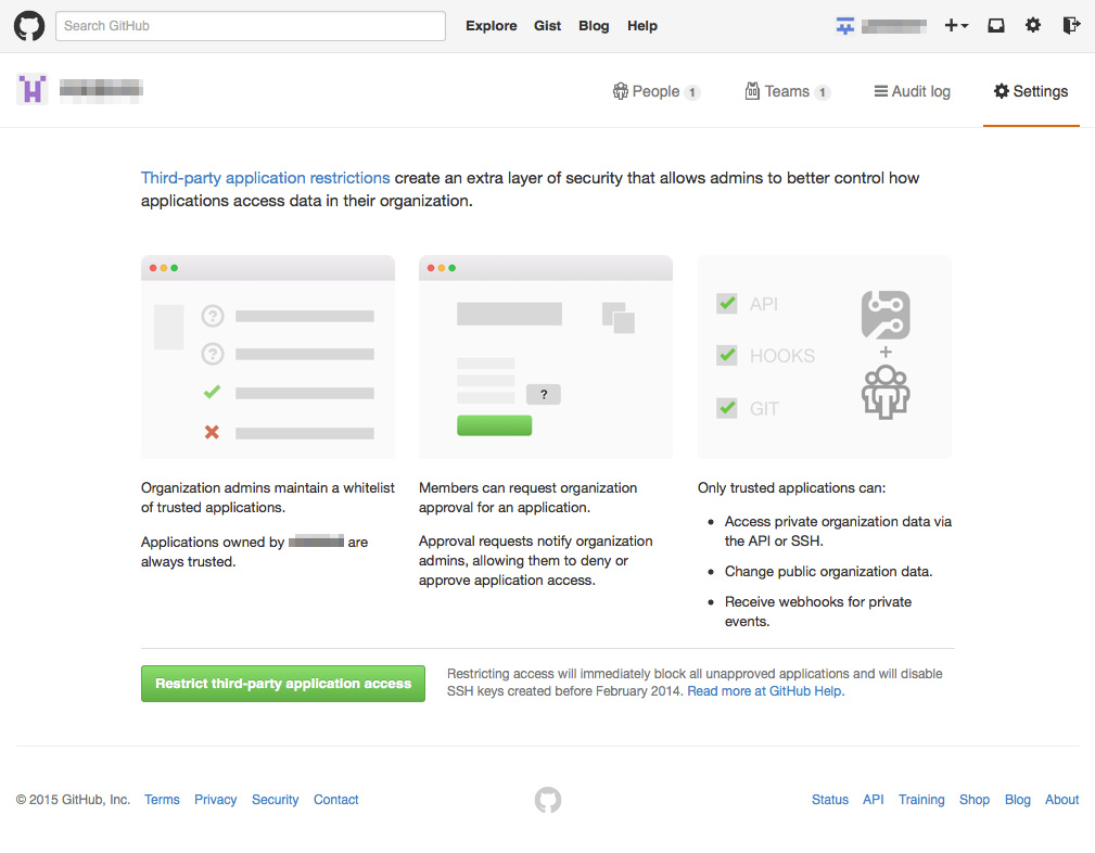 Organization Third-Party Access Information